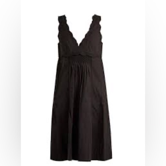 Isabel Marant Wilbur plunging scalloped dress - Picture 2 of 7
